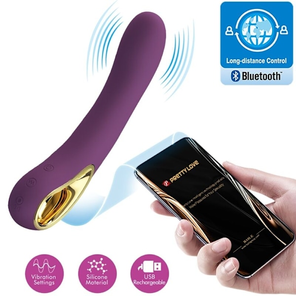 Pretty Love - Ladattava Ethan Vibrator Lila