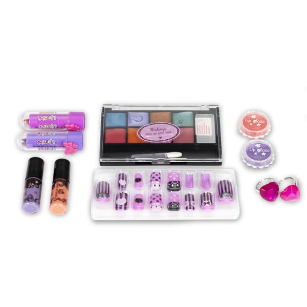 Sæt med makeup og negle kosmetik til børn