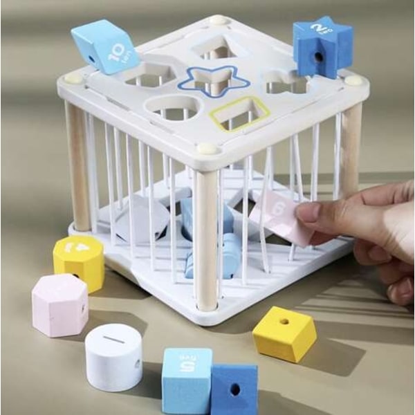 Sorter - sanseterning i træ 22885