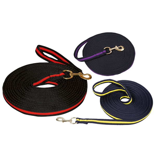 Lunge Whip pehmeä lux musta muskutonilla 8 m