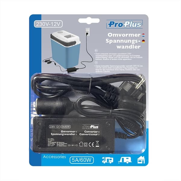 Konverter 230V-12V 60W/5Amp.