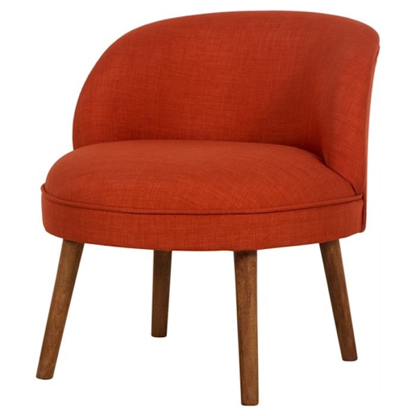 Wing Chair Nice - Fliserød