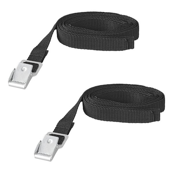 Bind stropper med metalspænde 1,8 x 200 cm - sæt med 2 stk.