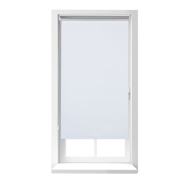 Vit termisk rullgardin 220 cm lång