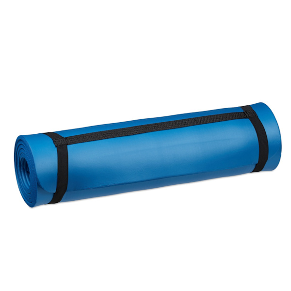 Yogamåtte 1 cm tyk ensfarvet