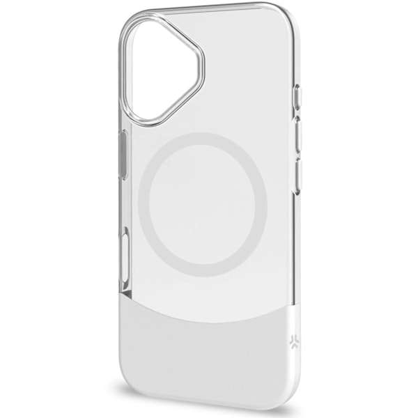 Magdual MagSafe-kompatibelt skal iPhone 16 Vit + Transparent