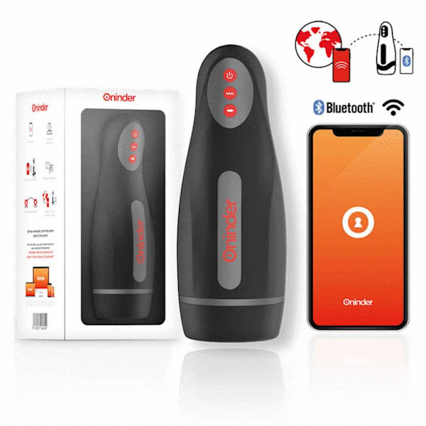 Oninder - Seoul Genopladelig Male Masturbator 10 Speed ​​- Gratis App