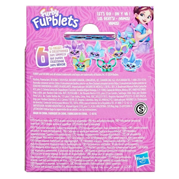 Furby Mini Interactive Toy med lyd- og bevægelsesfunktioner