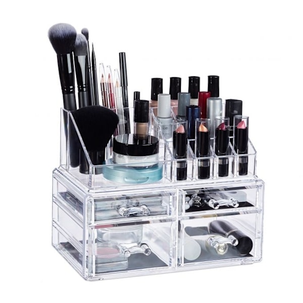 Make-up holder med 4 skuffer