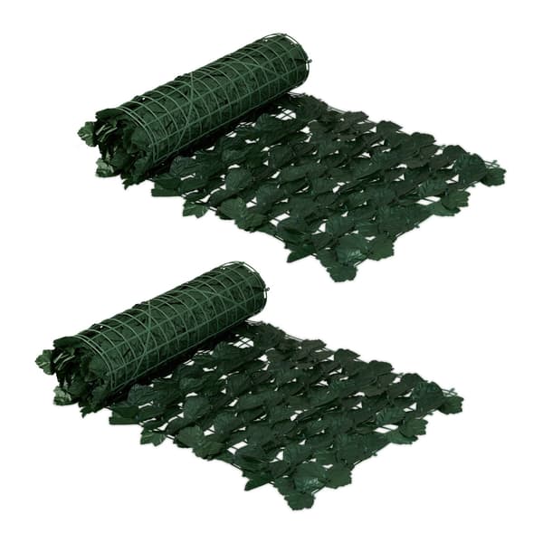 Ivy Leaf Privacy Screen, sæt med 12 paneler