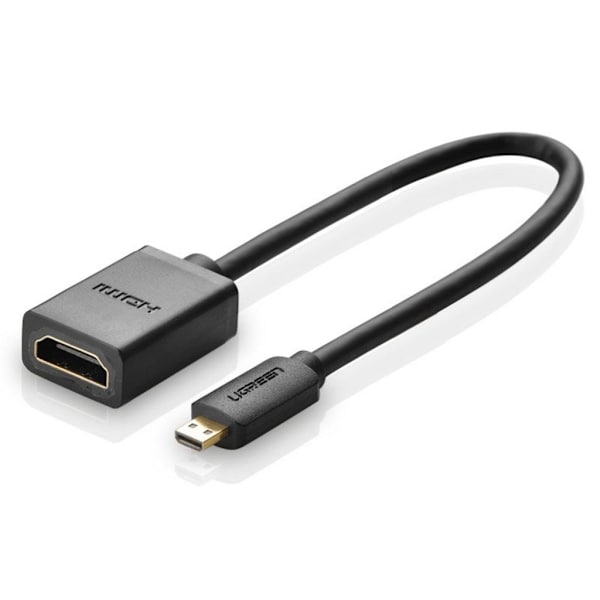 Ugreen Micro HDMI til HDMI Kabel 20cm - Sort