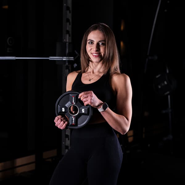Olympisk polyurethan vægtplade, 5 kg