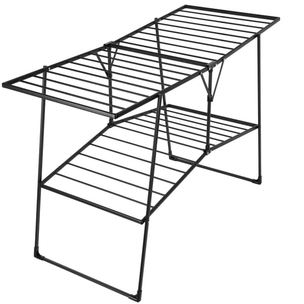 To-lags foldbar tørretumbler, sort, 25 m tørreplads