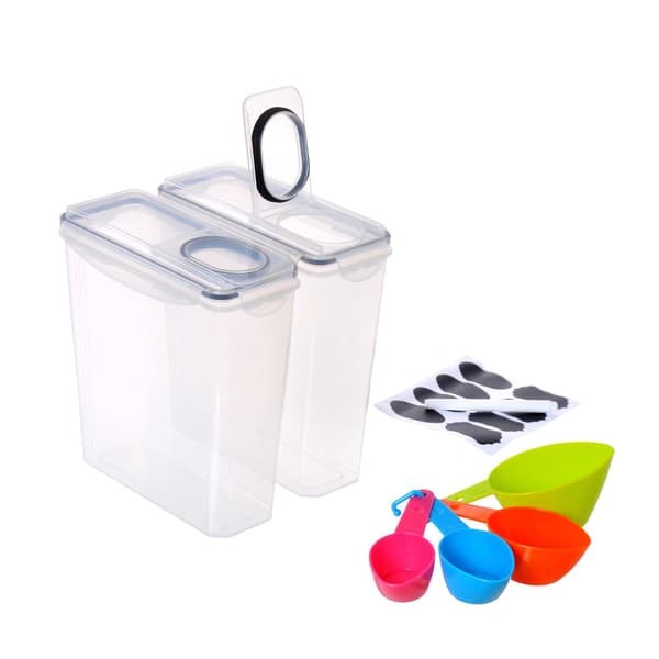 Lufttäta behållare för matförvaring, 3,7 l, 2-pack