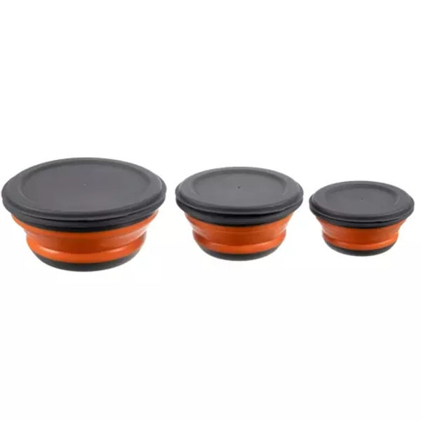 Silikoniset taitettavat kulhot - 3 kpl. Ruhhy 20781