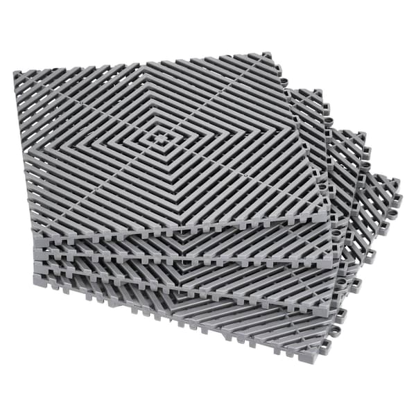 Sammanfogade dräneringsgolvplattor, 30x30 cm, 50-pack