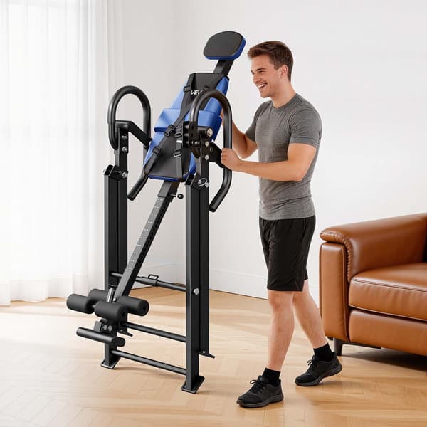 Inversionsbord, 146 kg kapacitet, foldbart og justerbart