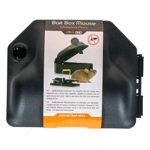 Knock Pest Baitbox Mouse trap + avain