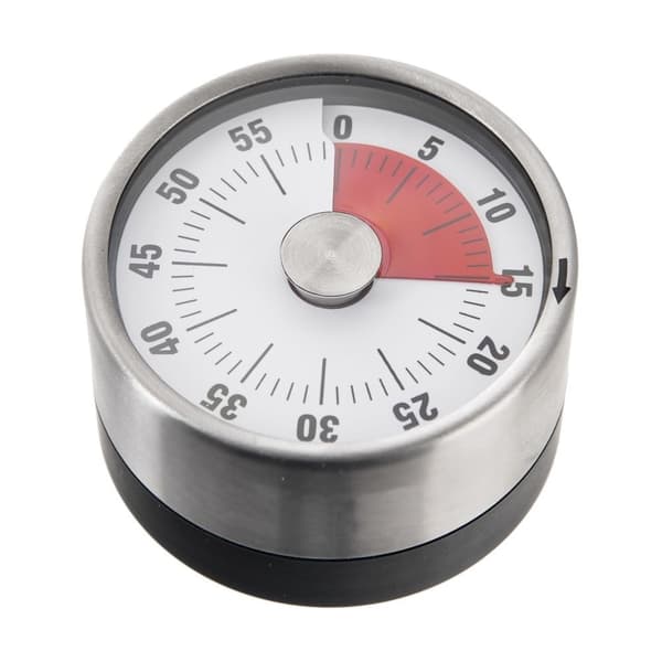 Analog timer med magnet til køkken og bagning