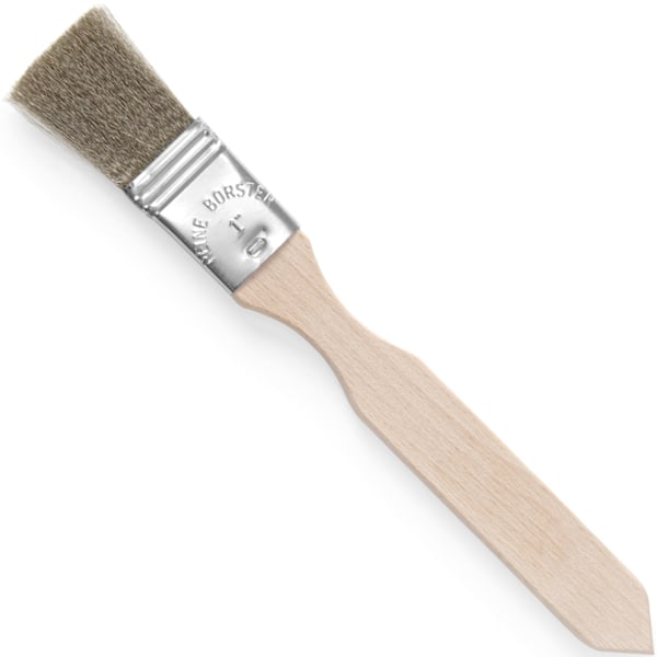 Køkkenbørste til smøring, rustfri ståltrådsbørster, smal, 25x200 mm - HENDI 515389