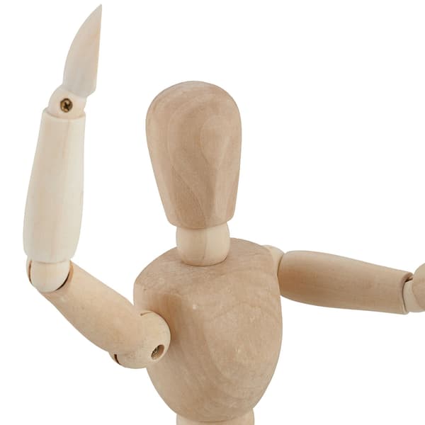 Träledskyltdocka, set, 30 cm, 2-pack