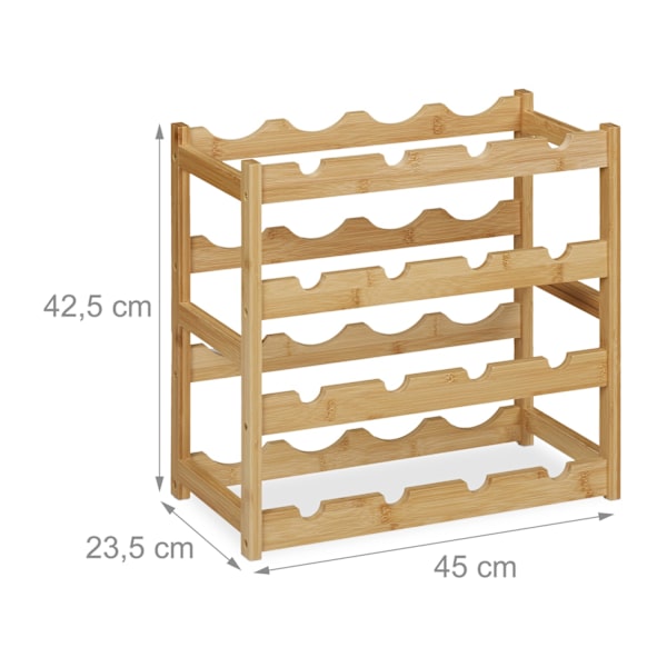 Viiniteline 16 pullolle