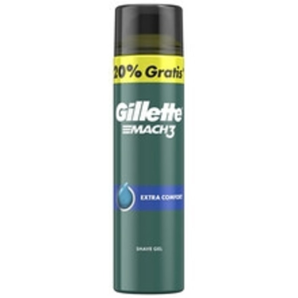 Gillette - Mach3 Extra Comfort Shave Gel 200 + 40 ml - Gel na ho