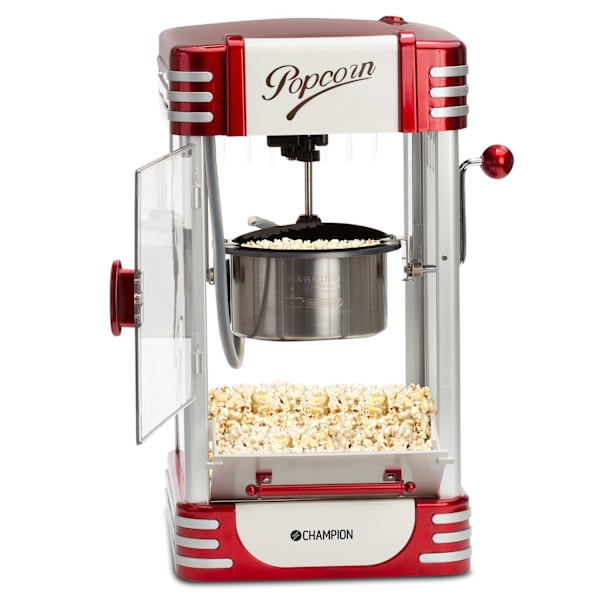 Popcornmaskine Retro XL PCM406 Rød Metallic