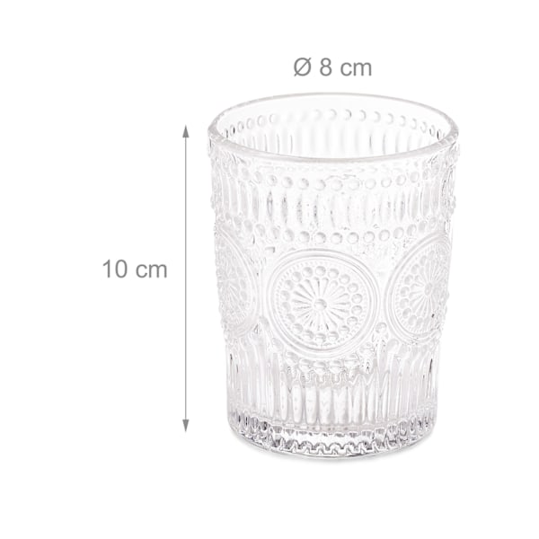 Dricksglas vintage 30 cl set om 4