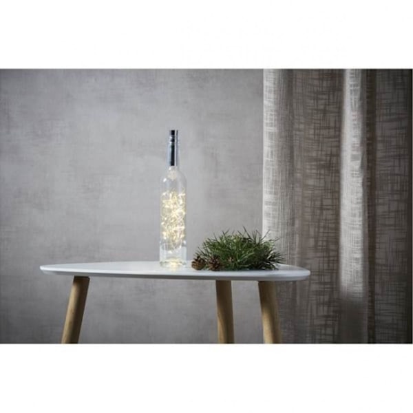 LED LJUS STRIP DAG DROP / 40 LED / 2,0 M / BATTERI / TIMER Silver