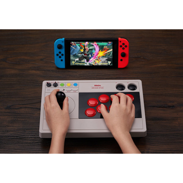 8BitDo Arcade Stick - spelkontroll, Switch / PC