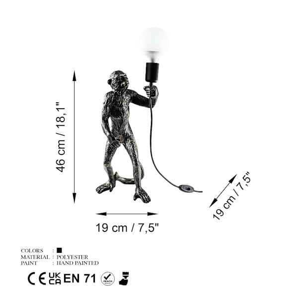 Bordlampe Singe