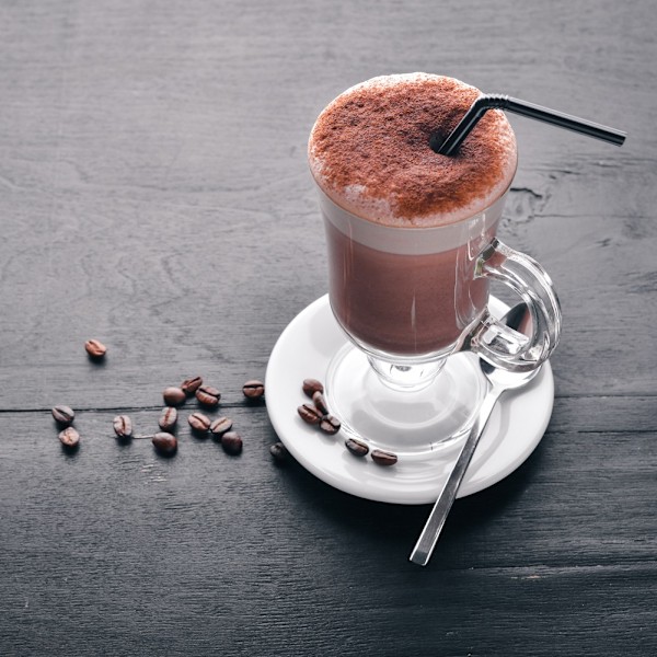 Coffee latte lasit 230 ml 2 kpl.