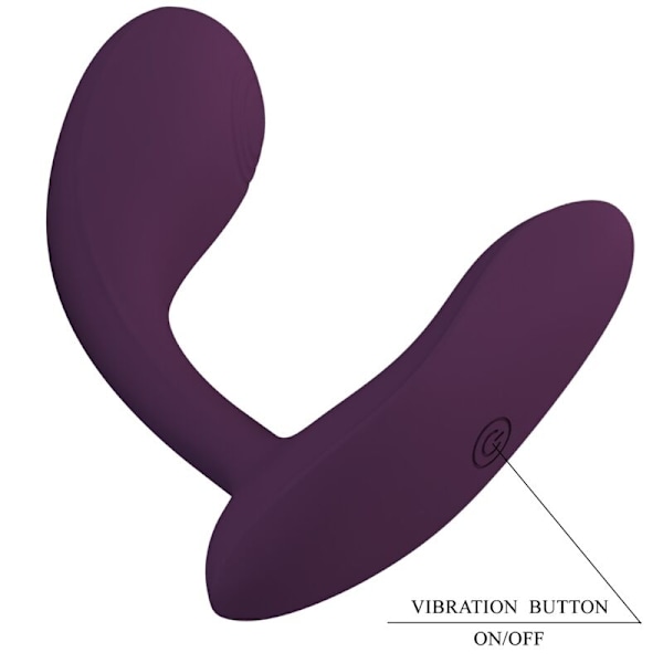 Pretty Love - Baird G-Spot 12 Vibrations genopladelig Lila App