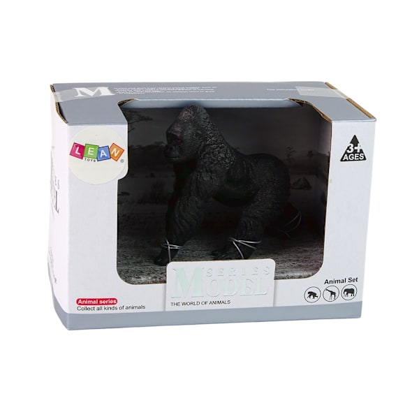 Yksityiskohtainen Gorilla Figuurisetti Creative Zoo Play -peliin