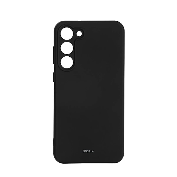 ONSALA Bagcover Silikone Samsung S23+ 5G Sort