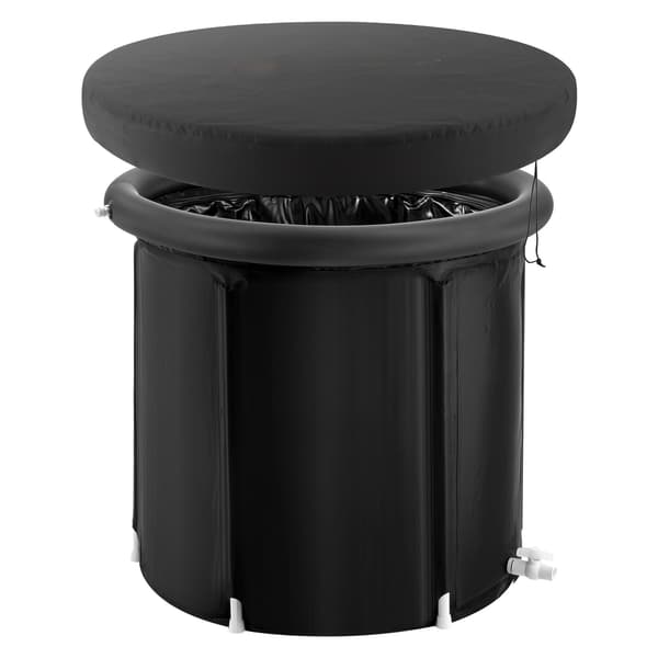 Isbadkar, 85 cm uppblåsbart kallt badkar, 330 l överdrag