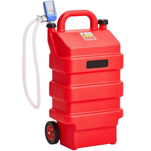 60-liters bränsledunk – bärbar 12V-pump, 1,2 meter slang