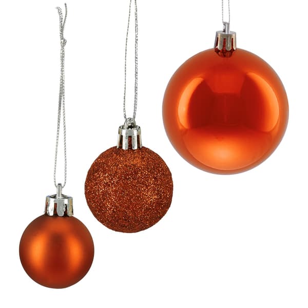 Julgranskulor set, 100 stycken, olika storlekar