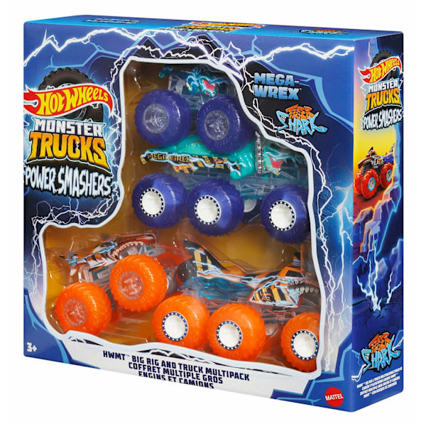 Hot Wheels Monster Trucks Power Smashers -Setti