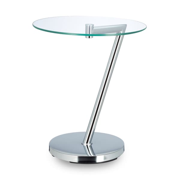Sidobord i glas & metall