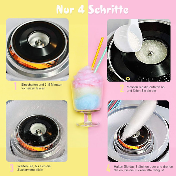 Candy Floss-maskine Candy Floss-maskine Candy Floss-maskine (model 1/rød)
