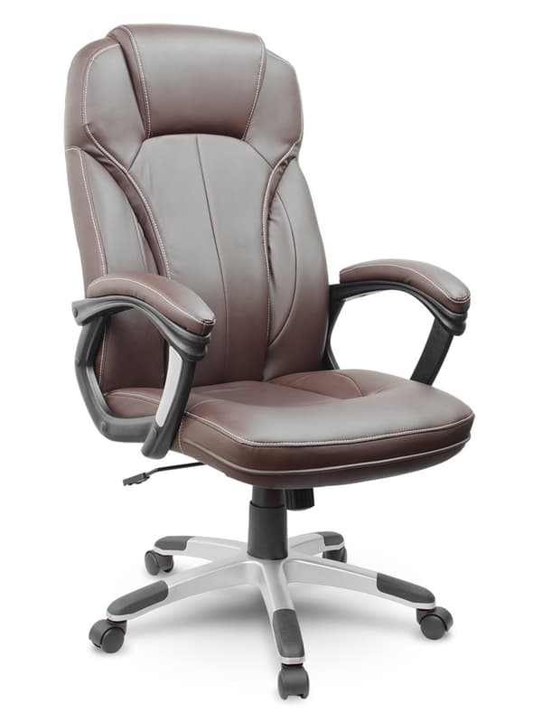 Luksus læder kontorstol - Sofotel EG-222 Brun