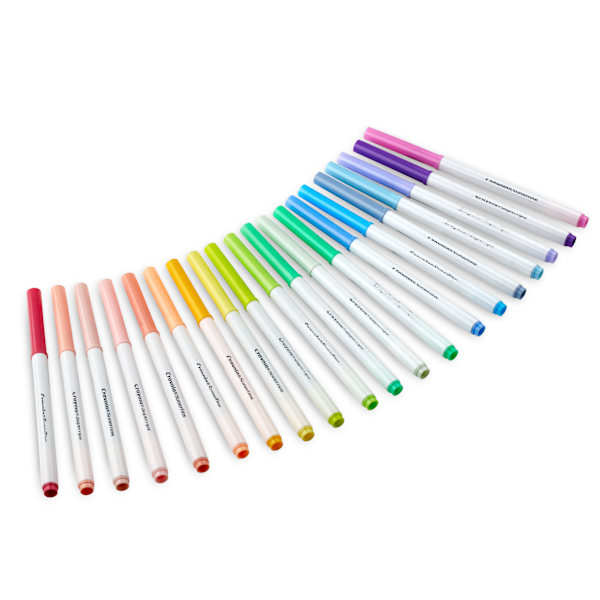 Pastel Supertips tuscher, 20 vaskbare farver til børn