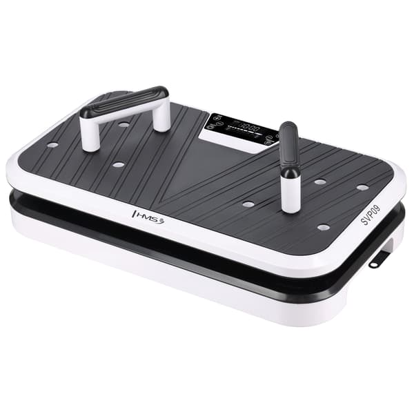 Vibrationsplatform med push-up-stænger, Bluetooth, 5 programmer