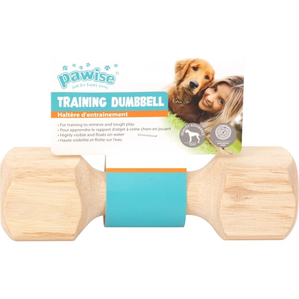 Pawise Wooden apporterande hantel m-20