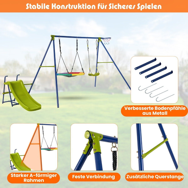 4-in-1-keinusarja 3-12-vuotiaille lapsille