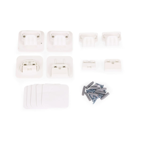 Skyddsgrindsspärrrulle, 180 cm, skyddande för trappor och dörrar, beige, ECOTOYS