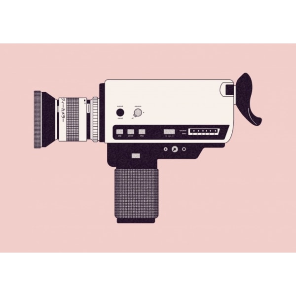 Super 8 Camera - 30x40 cm