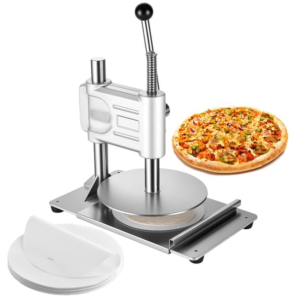 Manuel pizzadejpresse, 23 cm, 100 bagepapirsplader